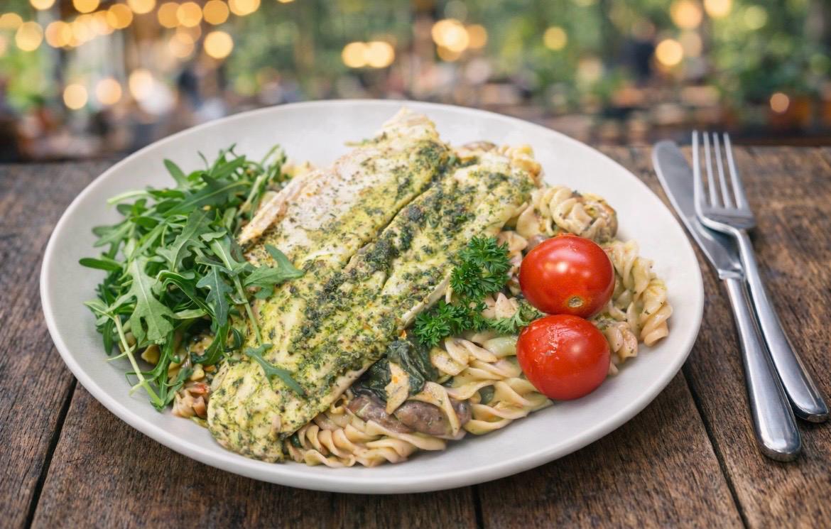 tagliatelle met zeebaars
